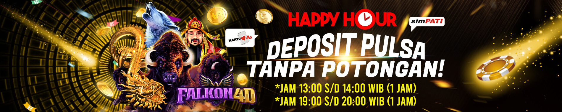  Deposit Pulsa Tanpa Potongan!